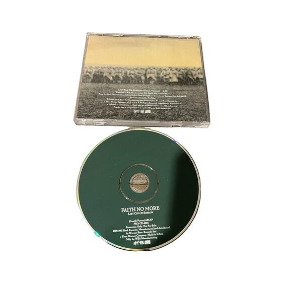 FAITH NO MORE - LAST CUP OF SORROW CD Single Mike Patton Mr Bungle - Picture 2 of 3